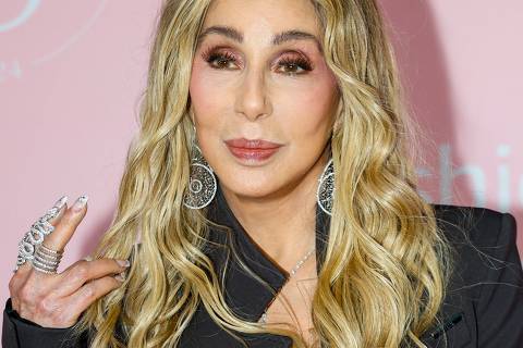 Singer Cher attends Victoria's Secret Fashion Show at Duggal Greenhouse at the Brooklyn Navy Yard in Brooklyn, New York on October 15, 2024. (Photo by kena betancur / AFP)