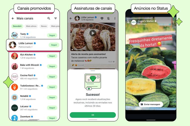 WhatsApp exibirá anúncios para usuários e terá canais pagos por assinatura; entenda
