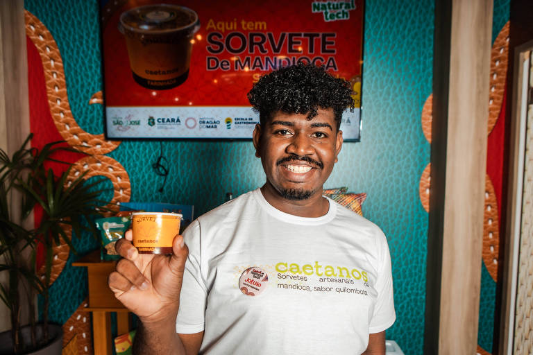 Com óleo de coco, espumante de caju e sorvete de farinhada, escola quer 'mudar o mundo'