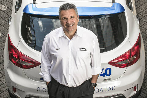 ******INTERNET OUT******* SÃO PAULO, SP, BRASIL, 12-03-2019, 10h: Entrevista com Sergio Habib, presidente da Jac Motors Brasil, sobre mercado de automoveis e o lancamento do carro elétrico da marca. (Foto: Keiny Andrade/UOL).  ATENCAO: PROIBIDO PUBLICAR SEM AUTORIZACAO DO UOL