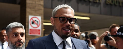 U.S. singer Chris Brown, who has been charged with inflicting grievous bodily harm in what prosecutors said was an 