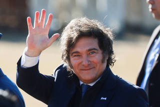 Argentina's President Milei leads National Flag Day Ceremony