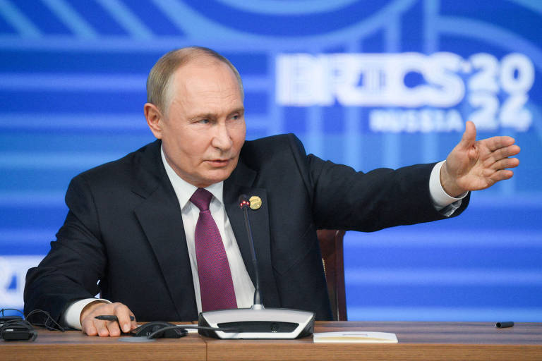 Putin não virá à cúpula do Brics devido a mandado de prisão do TPI, diz assessor
