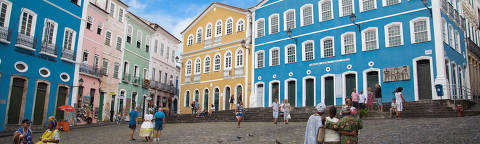SALVADOR, BA, BRASIL 31.05.2018 Movimento fraco de turistas no Pelourinho, em Salvador (Foto: Fernando Vivas/Folhapress)

REVISTA2019DESTINOS ORG XMIT: AGEN1805311554285348