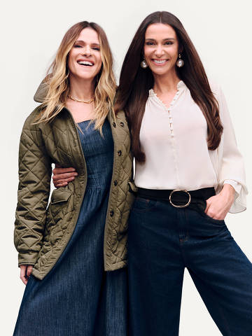 Ingrid Guimarães e Mônica Martelli em campanha para C&A