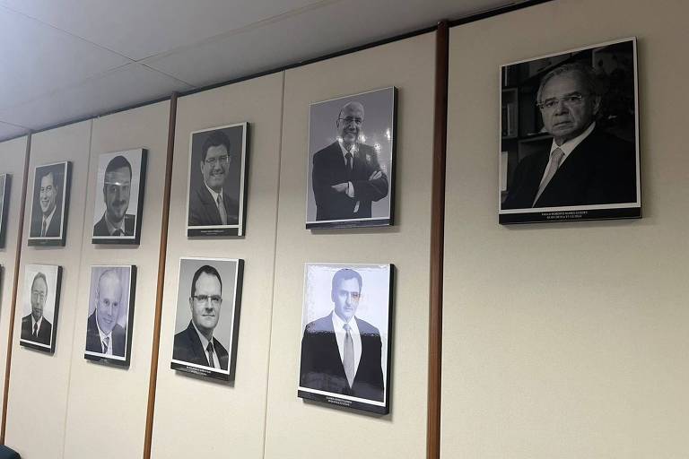 Ministério da Fazenda inclui foto de Paulo Guedes em galeria de ex-titulares da pasta