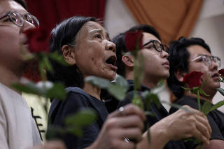 Press conference on Hong Kong?s League of Social Democrats party dissolution amid China?s national security law, in Hong Kong