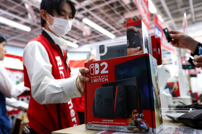 Vendas não autorizadas de jogos fazem Nintendo Switch 2 sumir da Amazon dos EUA