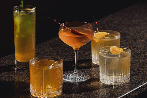 Drinques do Oku Bar, novidade do restaurante japonês Kosushi