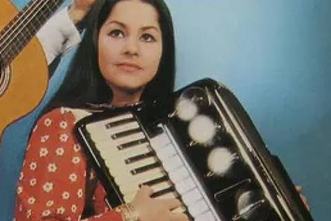 Capa de disco com Teixeirinha e Mary Terezinha