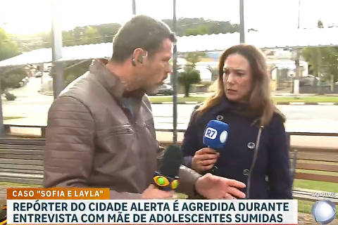 Ao vivo no Cidade Alerta: repórter da Record é agredida durante entrevista com mãe de adolescentes desaparecidas