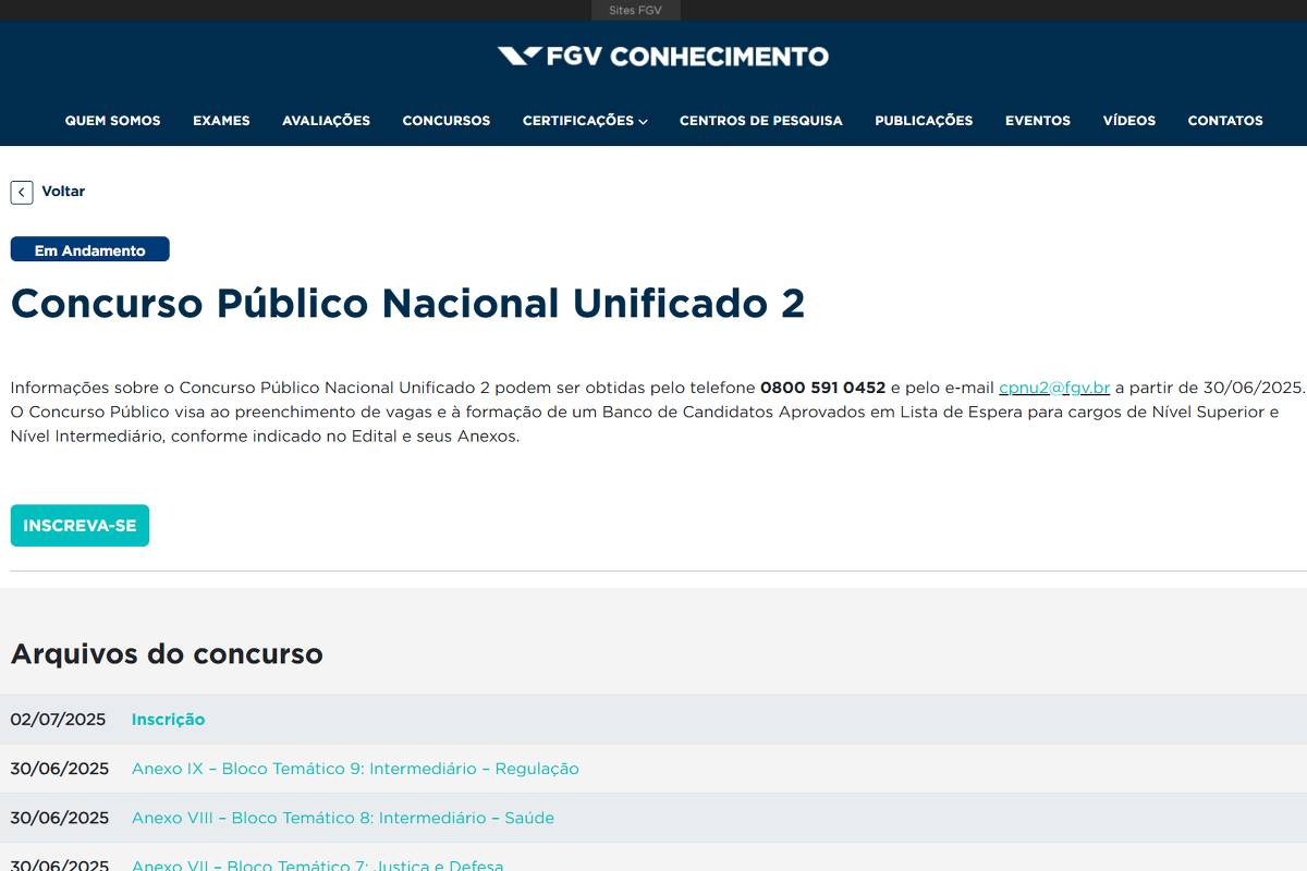 Veja como se inscrever no CNU, o Enem dos Concursos, em 12 passos
