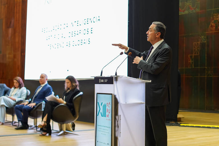 STF fez melhor arrumação jurídica do mundo sobre big techs, diz Barroso no 'Gilmarpalooza'
