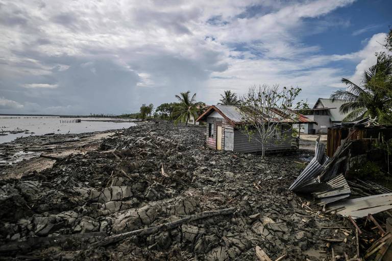 A luta contra o tempo do Suriname para salvar sua capital da erosão costeira
