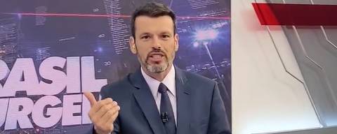 Repórter e apresentador da Band Lucas Martins
