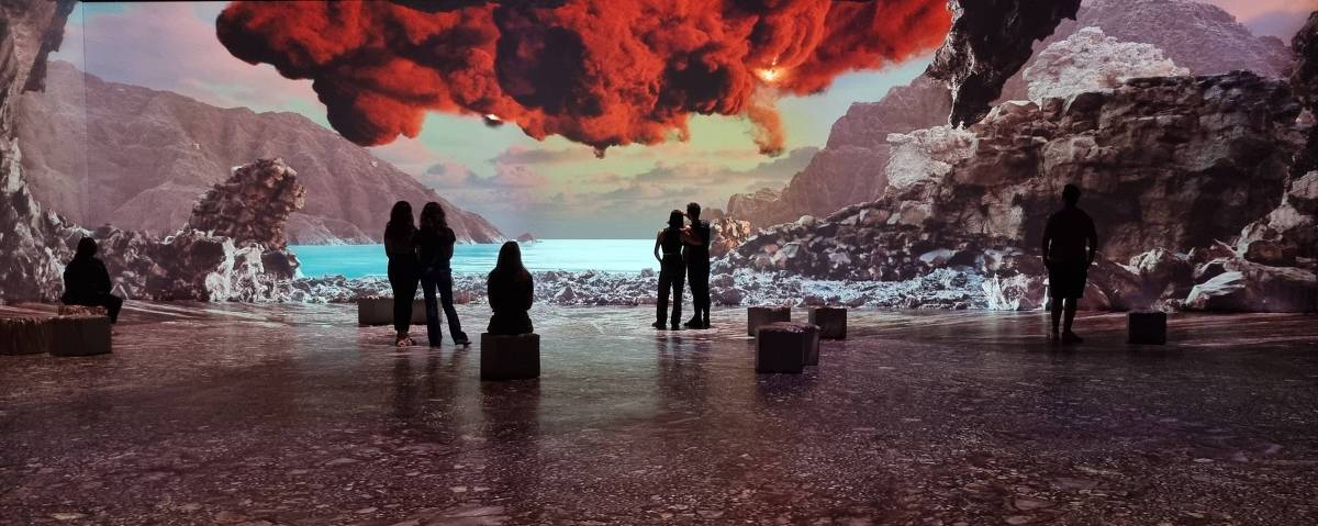 Exposição 'Uma viagem imersiva e extraordinária Júlio Verne 200' no MIS Experience