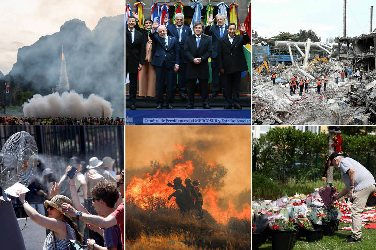 6 imagens que marcaram a semana ao redor do mundo, descritas em detalhe no resto da galeria.