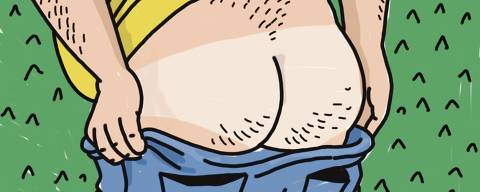 Ilustração de Bruna Barros para coluna de Mario Sergio Conti de 5 de julho de 2025