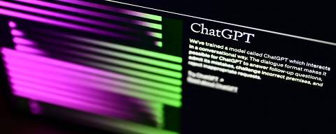 A photo taken on March 31, 2023 in Manta, near Turin, shows a computer screen with the home page of the artificial intelligence OpenAI web site, displaying its chatGPT robot. - Italy's privacy watchdog said on March it had blocked the controversial robot ChatGPT, saying the artificial intelligence app did not respect user data and could not verify users' age. (Photo by Marco BERTORELLO / AFP)