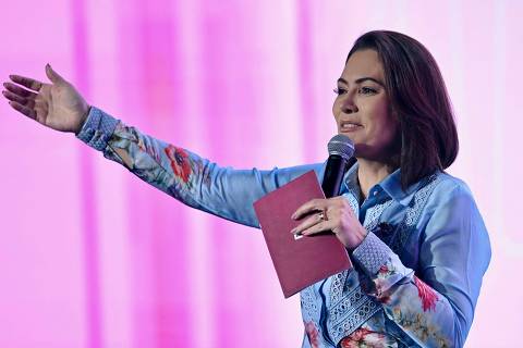 Valdemar elogia Michelle e diz que ela é a única, além de Bolsonaro, que venceria Lula em 2026