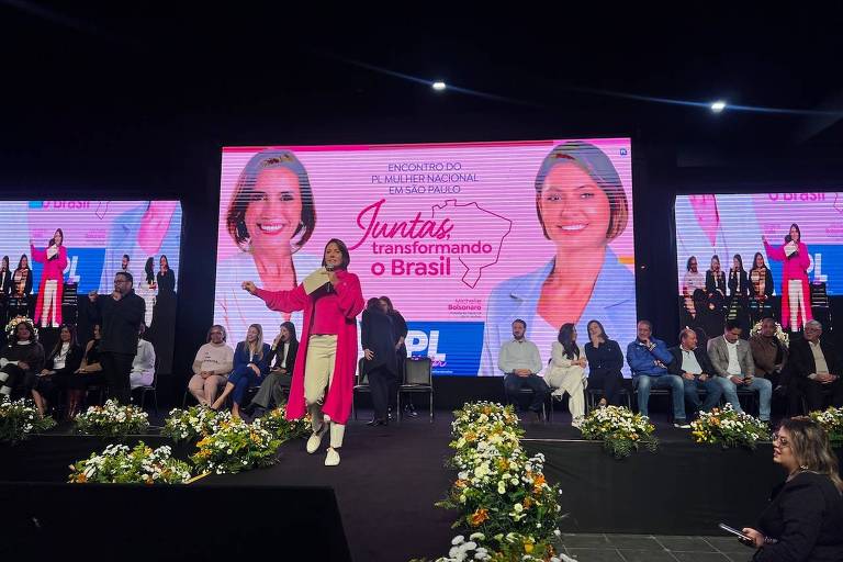 Valdemar elogia Michelle e diz que ela é a única, além de Bolsonaro, que venceria Lula em 2026