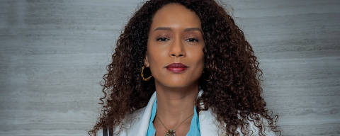 Taís Araujo caracterizada como Raquel em 'Vale Tudo'