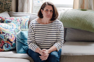 Jennifer Dunn, a marketing professional in San Antonio, Texas, said she had a job interview with a virtual artificial intelligence recruiter. The conversation Òfelt hollow,Ó she said. (Ariana Gomez/The New York Times)