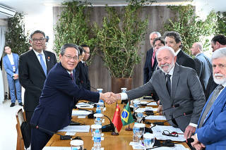BRASIL-RIO DE JANEIRO-CHINA-LI QIANG-PRESIDENTE BRASILEÑO-REUNION