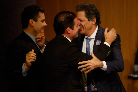 Haddad se reúne com Motta e Alcolumbre para retomar diálogo após crise do IOF