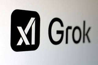 FILE PHOTO: FILE PHOTO: Illustration shows xAI and Grok logos