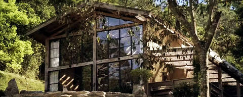 A casa de Gilda Midani na Serra do Rio