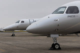 FILE PHOTO: Business aviation fair in Sao Paulo