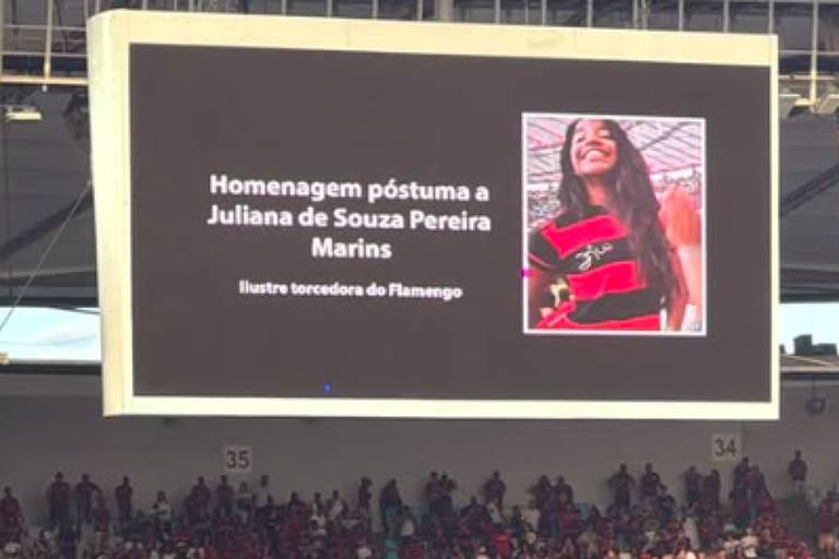 Flamengo homenageia Juliana Marins em jogo no Maracanã