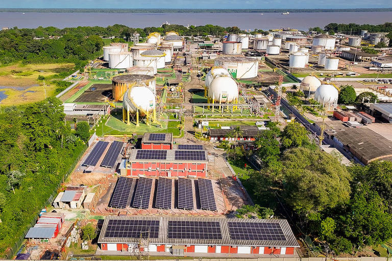 Terminal da Petrobras em Belém inaugura usina de energia solar