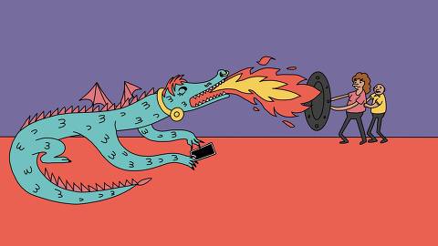 Ilustração de Carolina Daffara para série 