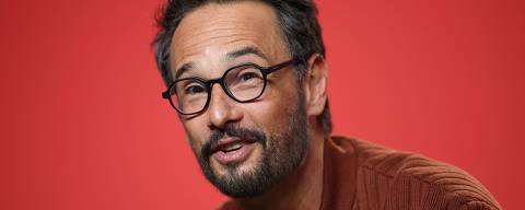 Brazilian actor Rodrigo Santoro attends a press conference for the film 