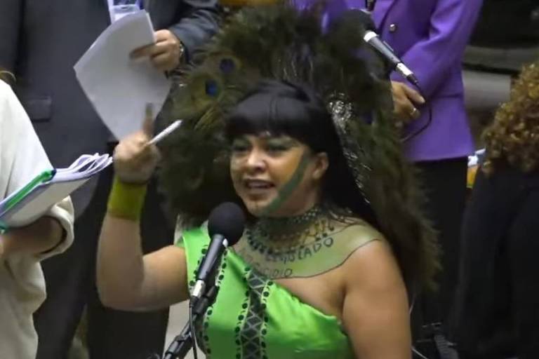 Célia Xakriabá e Kim Kataguiri brigam e polícia é chamada durante votação de licenciamento ambiental; veja vídeo