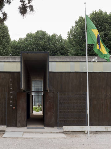 O pavilhão do Brasil nos Giardini, um dos espaços da Bienal de Arquitetura de Veneza