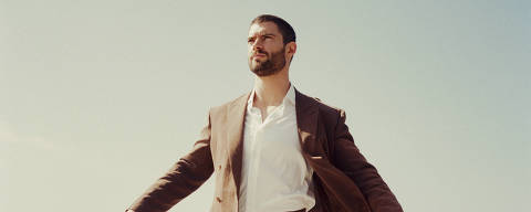 Actor David Corenswet in Los Angeles, June 26, 2025. ?He?s very much like Superman, in that he seems very earnest and odd, more like an alien than you would think,? the director James Gunn said. (Chantal Anderson/The New York Times) ORG XMIT: XNYT0056