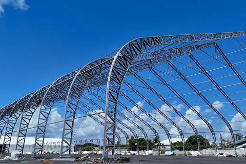Pavilhões e salas da COP30 começam a ser montados em Belém; veja vídeo
