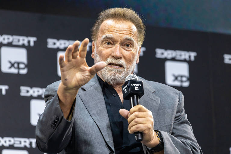 Crise climática é uma oportunidade, diz Arnold Schwarzenegger em palestra da XP