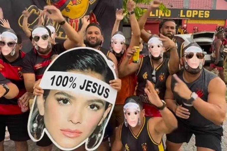 Polícia proíbe máscaras com rosto de Bruna Marquezine para provocar Neymar