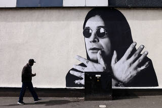 Ozzy Osbourne's funeral cortege travels through Birmingham
