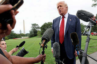 U.S. President Donald Trump at the White House in Washington