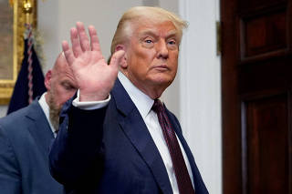 FILE PHOTO: U.S. President Donald Trump delivers remarks at the White House in Washington, D.C.