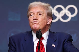 U.S. President Donald Trump signs an executive order, in Washington