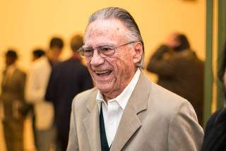 Carlos Lemos na festa em sua homenagem