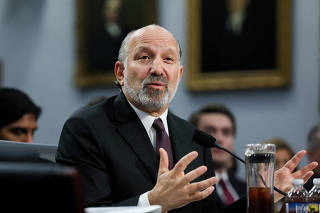 FILE PHOTO: U.S. Secretary of Commerce Howard Lutnick testifies before a House Appropriations Committee in Washington