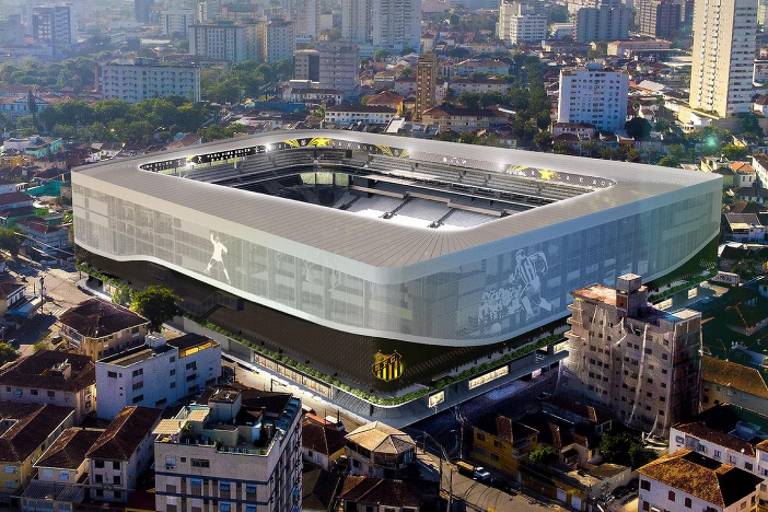 Nova arena do Santos é aprovada com investimento previsto de R$ 700 milhões