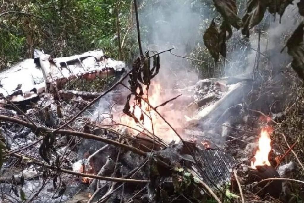 Queda de avião mata quatro pessoas na Amazônia